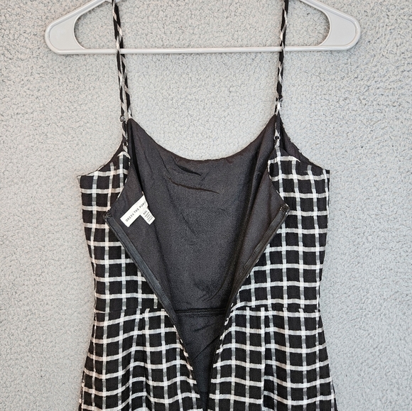 Dress The Population Women's Shaireen Black & White Check Sheath Dress Sz XXS - Picture 11 of 14
